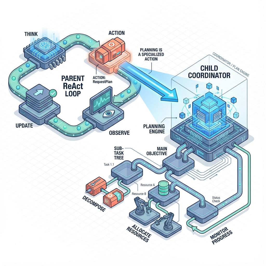 Recursive Dual-Engine Architecture Diagram